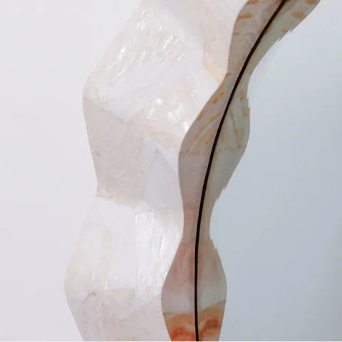 Mother Of Pearl Inlaid Mirror