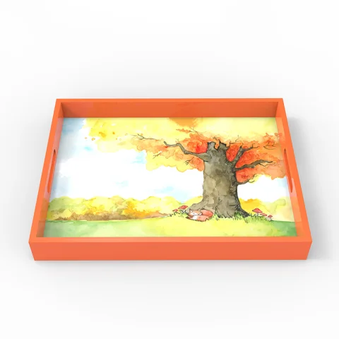 Decorative Lacquer Tray