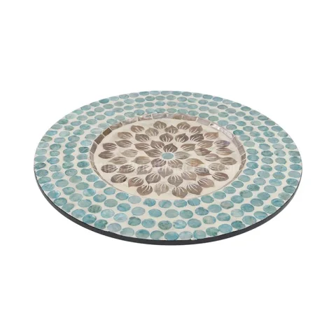 Inlaid Mother Of Pearl Charger/Placemat