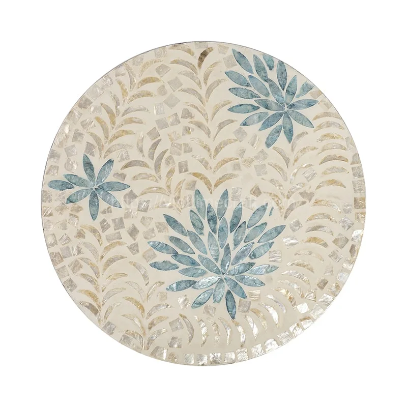 Inlaid Mother Of Pearl Charger/Placemat