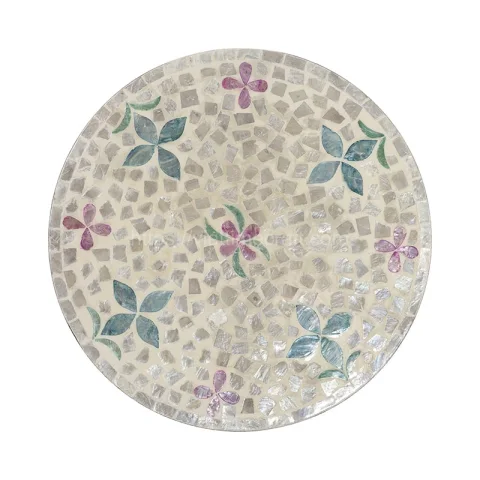 Inlaid Mother Of Pearl Charger/Placemat