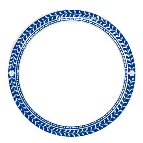 Rattan Export New Design Mother Of Pearl Mirror Wall Hanging - REX-KT0039