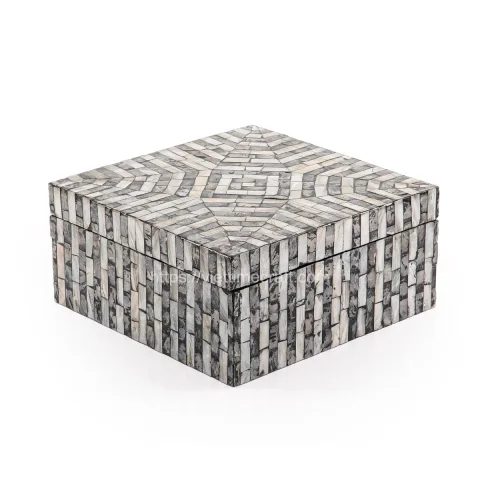 Hot Selling Mother of Pearl Mosaic Box With Lid