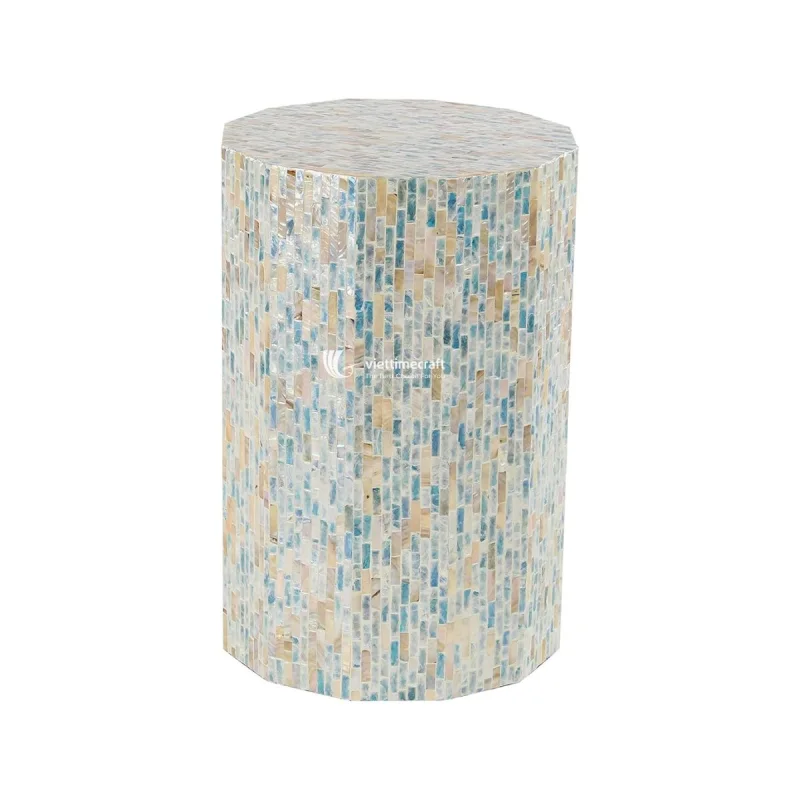 Compact Luxury Pearl Table, Handcrafted Accent Side Table Manufacturer Wholesale
