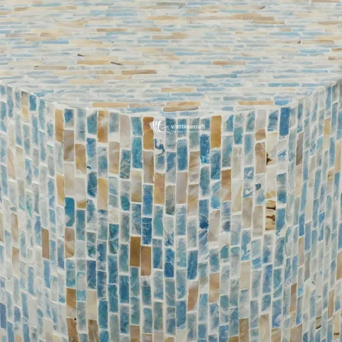 Compact Luxury Pearl Table, Handcrafted Accent Side Table Manufacturer Wholesale