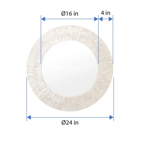 HOT SALE Mother of Pearl Shell Mirror For Bathroom Decoration