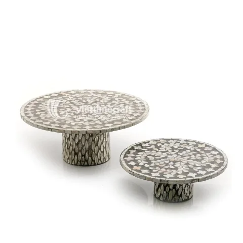 Rattan Export Bàn Cà Phê Tròn Khảm Xà Cừ Thủ Công Cao Cấp - REX-KT0068