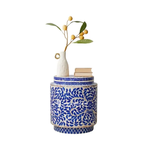 Rattan Export Bàn Phụ Khảm Xà Cừ Cao Cấp Cho Nội Thất Sang Trọng - REX-KT0071