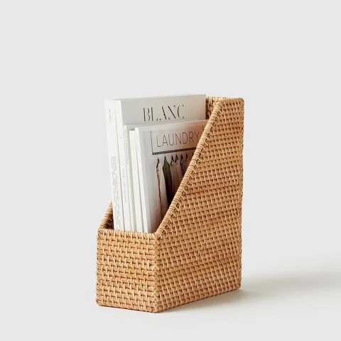 Rattan Magazine Holder