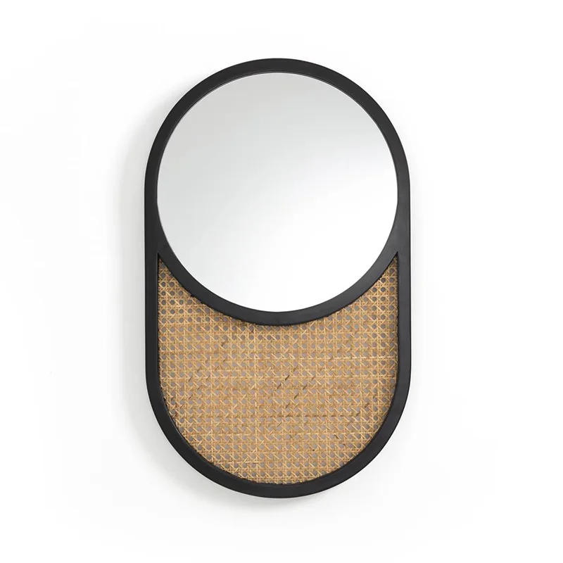 Rattan Mirror