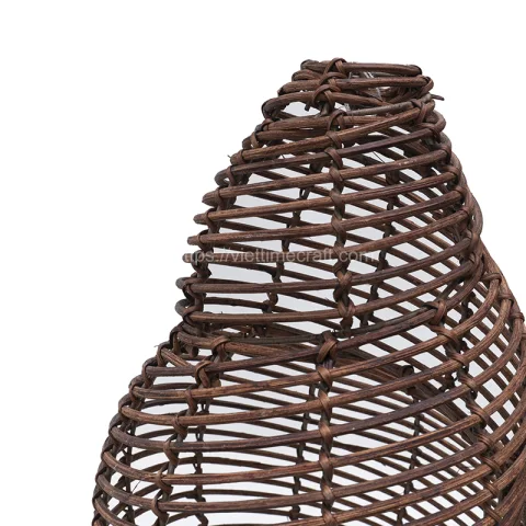 Snail Rattan Lampshade – M00010