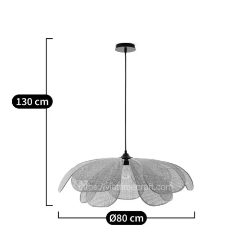 Flower Shape Rattan Lampshade Wholesale