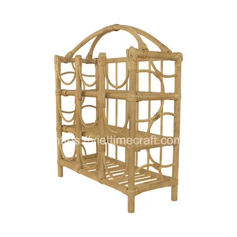 Rattan Standing Shelf – M00013
