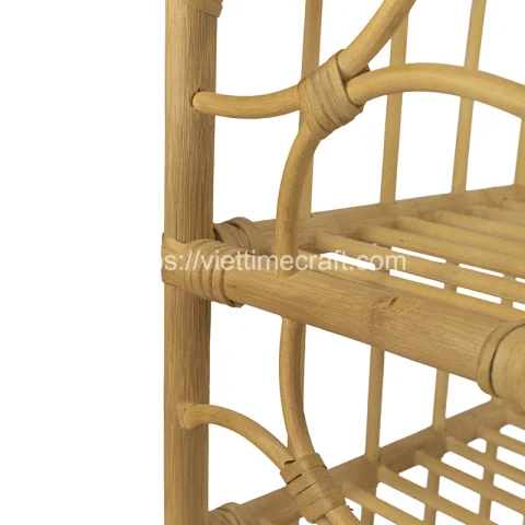 Rattan Standing Shelf – M00013
