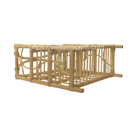 Rattan Standing Shelf – M00013