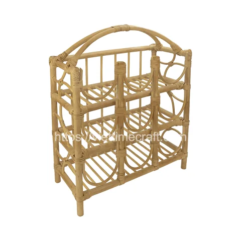 Rattan Standing Shelf – M00013