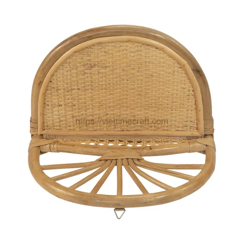 Rattan Coat Wall Hanger Rack With Shelf – M00018