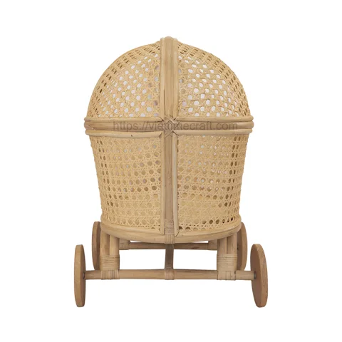 Rattan Doll Stroller