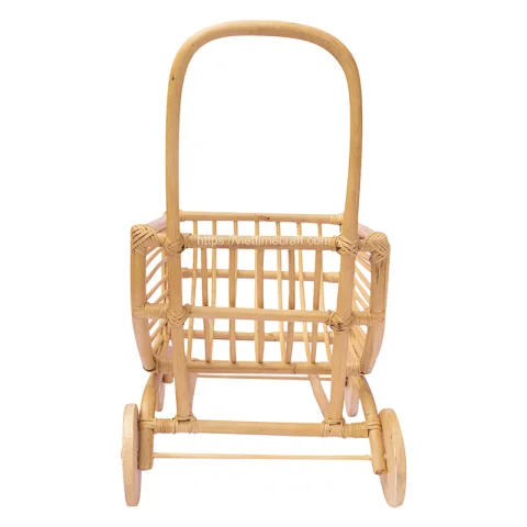 Rattan Doll Stroller