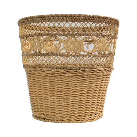 Rattan Storage Basket Bin