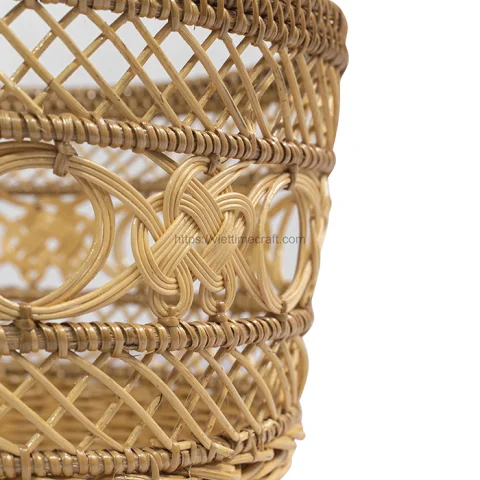 Rattan Storage Basket Bin