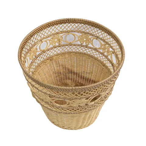Rattan Storage Basket Bin