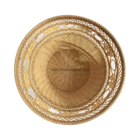 Rattan Storage Basket Bin