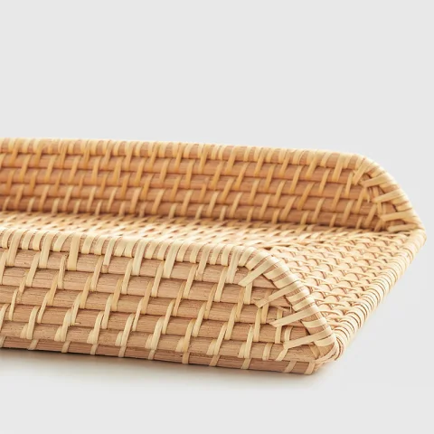 Rattan Stackable Letter Tray