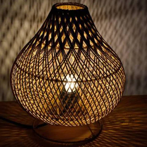 Rattan Table Lamp – M000053