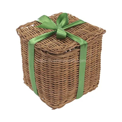 Rattan Export Rattan Christmas Gift Box Wholesale For Christmas - REX-M0008-1
