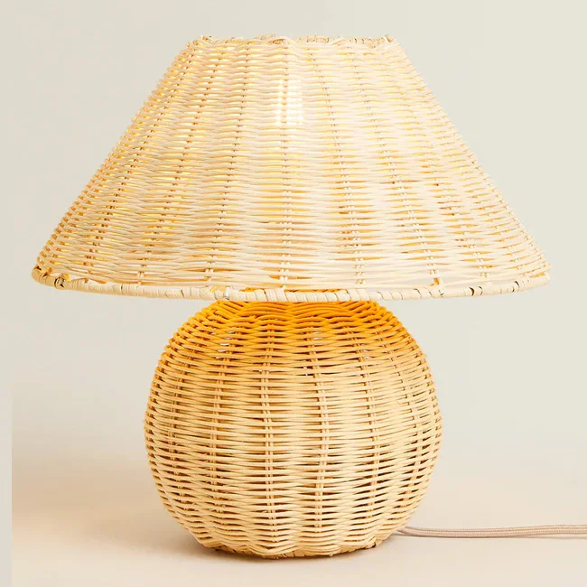 Rattan Table Lamp