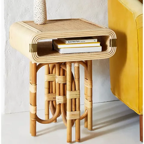 Rattan Side Table