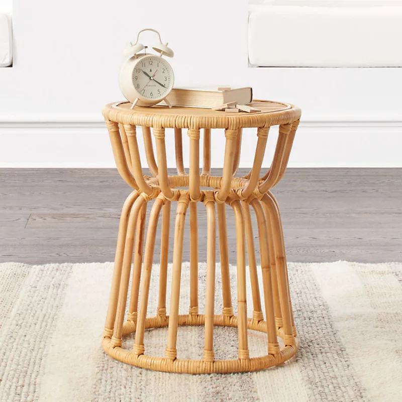 Rattan Side Table – M0083