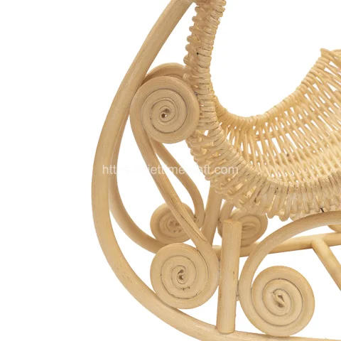Rattan Sleigh Basket For Christmas – M0009