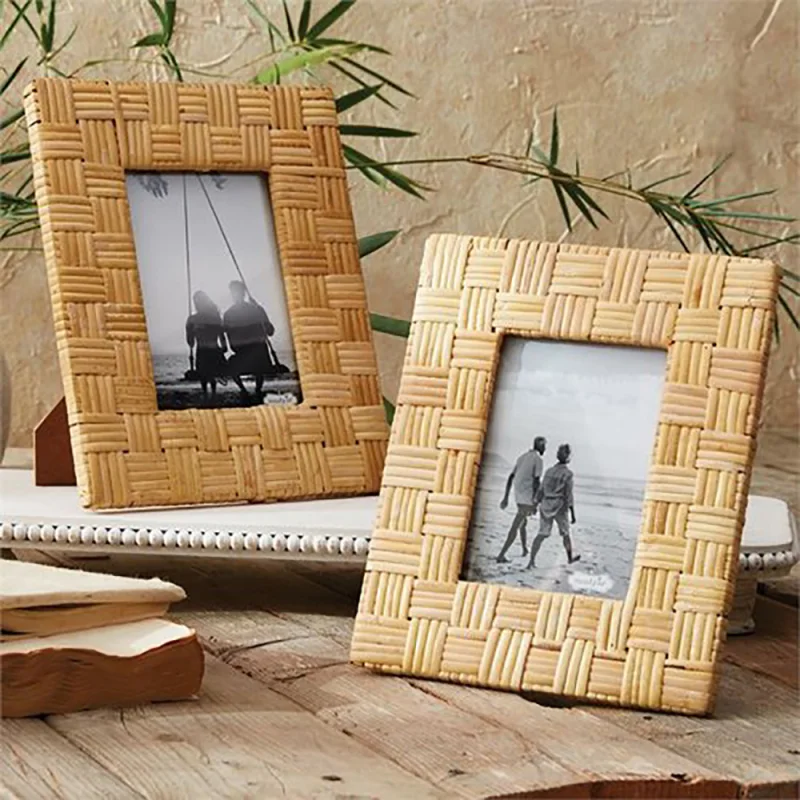 Rattan Photo Frame