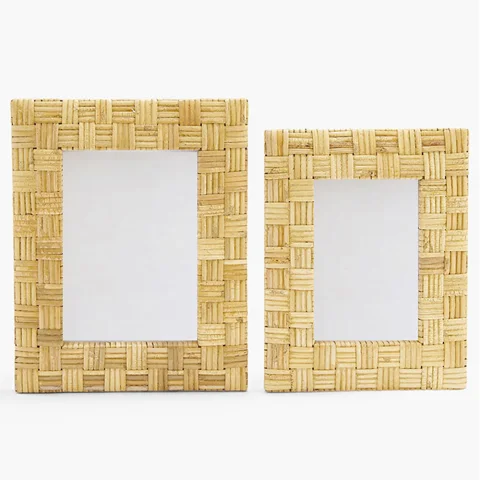 Rattan Photo Frame
