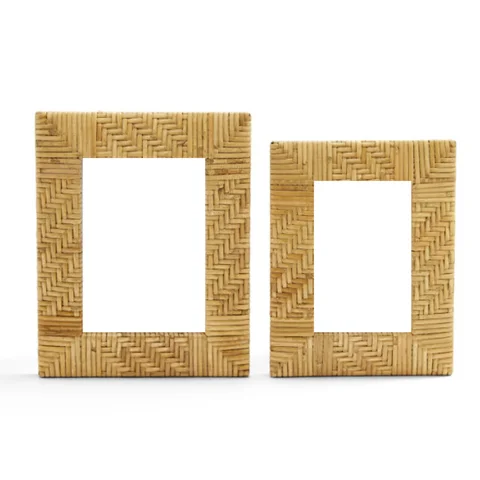 Rattan Photo Frame