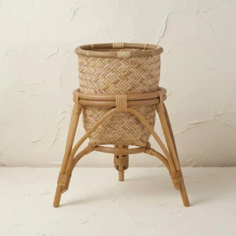Rattan Plant Stand