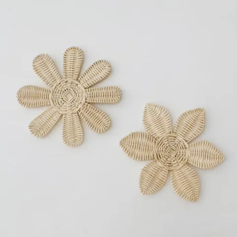 Rattan Flower Wall Decor