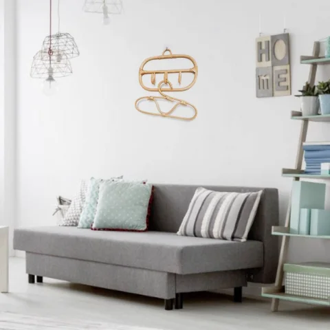 Rattan Coat Hanger