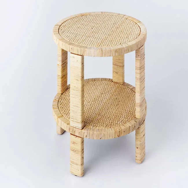 Rattan Side Table