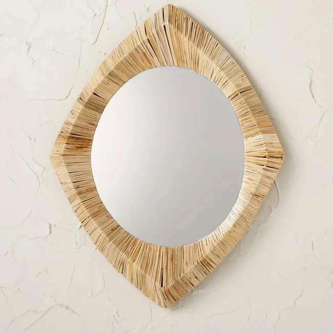 Rattan Mirror