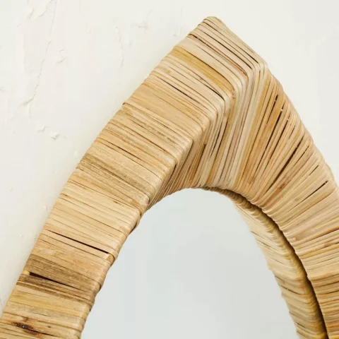 Rattan Mirror