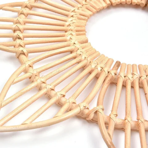 Rattan Flower Wall Decor