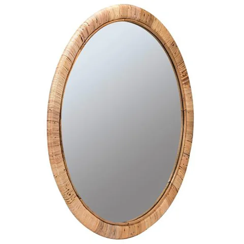 Rattan Mirror