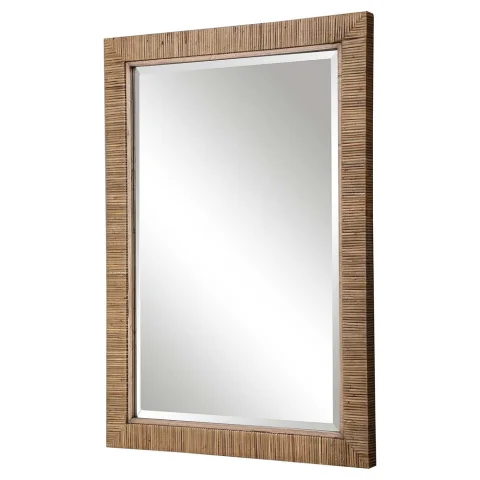 Rattan Mirror