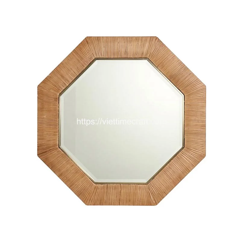 Rattan Mirror