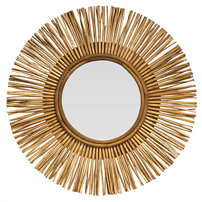 Rattan Mirror