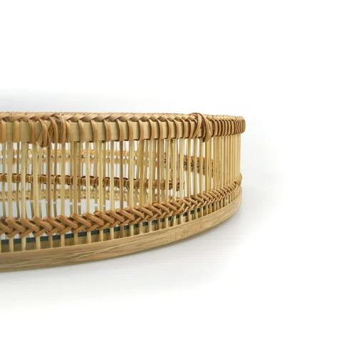Rattan Mirror
