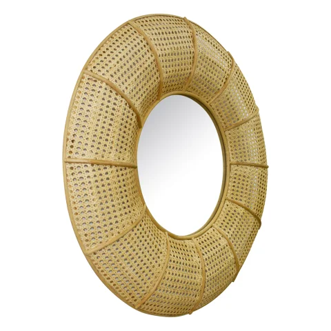 Rattan Mirror